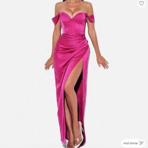 Miss Circle Fuchsia Gown